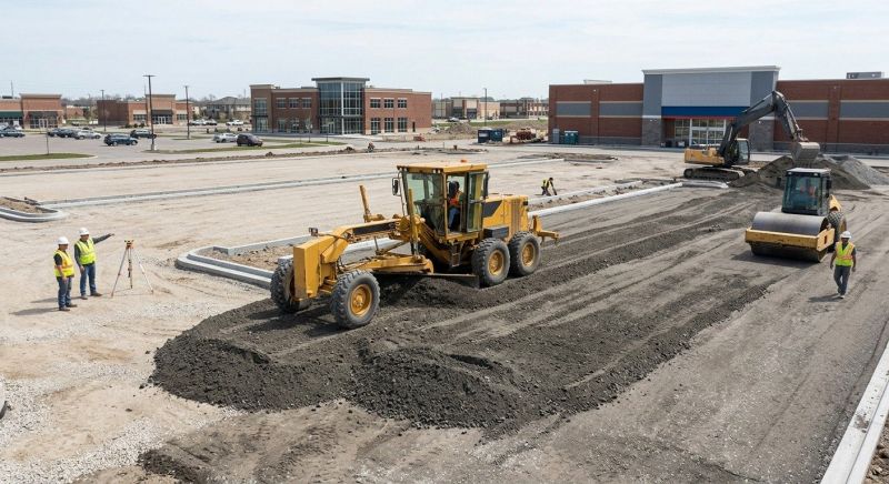 Parking Lot Gravel Repair in Suwanee, GA